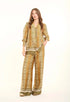 Printed Wide-Leg Pants with Flowing Silhouette