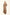 Ribbed Bishop Sleeves Dress with Golden Buttons