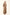 Ribbed Bishop Sleeves Dress with Golden Buttons