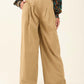 Pleated High-Waist Wide-Leg Pants