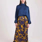 Floral Flowy Summer Midi Skirt