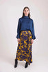 Floral Flowy Summer Midi Skirt