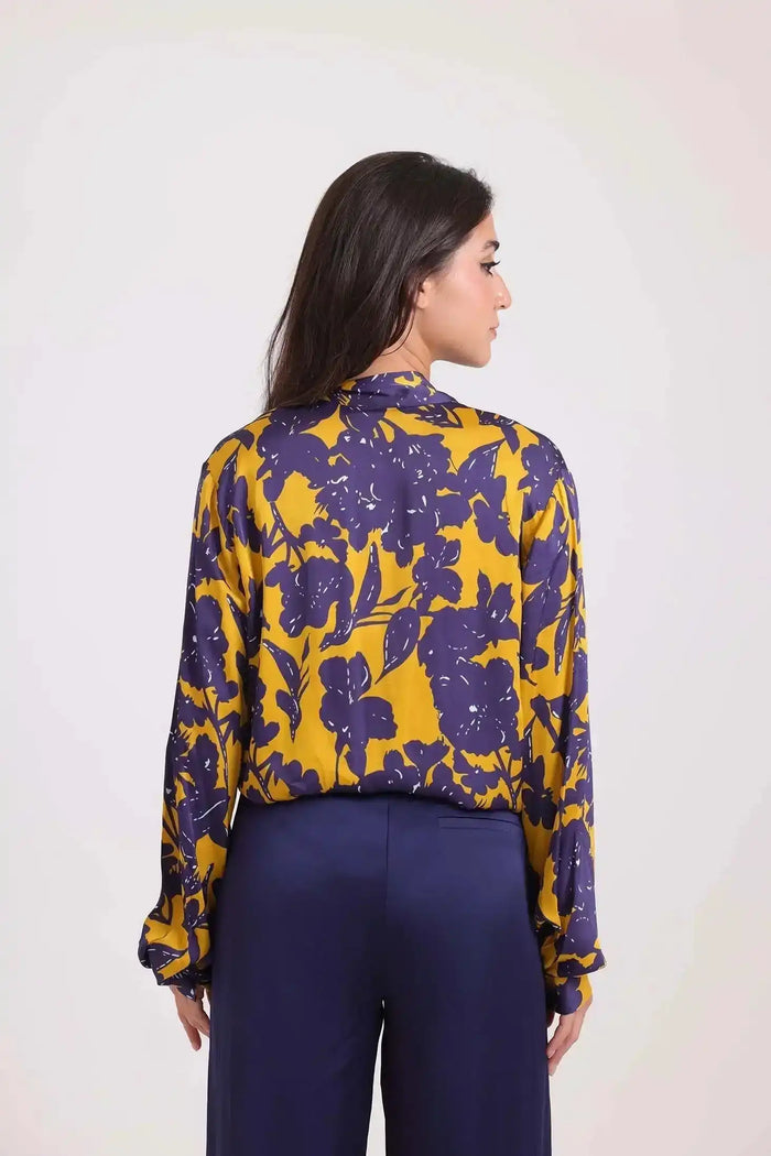High-Waist Solid Wide-Leg Pants