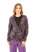 Long Sleeves Leopard Short Cardigan