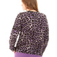 Long Sleeves Leopard Short Cardigan