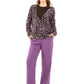 Long Sleeves Leopard Short Cardigan