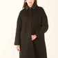 Embellished Collar Wool-Blend Coat