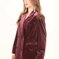 Velvet Double-Breasted Luxury Blazer