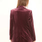 Velvet Double-Breasted Luxury Blazer