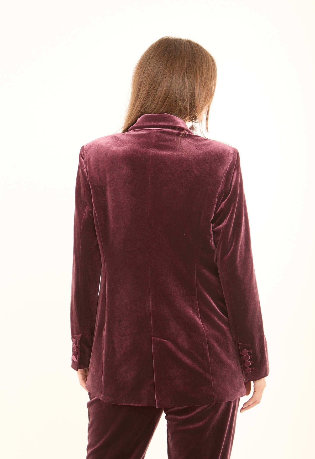 Velvet Double-Breasted Luxury Blazer