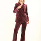 Velvet Double-Breasted Luxury Blazer