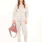 Regular Fit Casual Ribbed Hoodie
