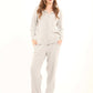 Slip On Ribbed Pants with Side Pockets