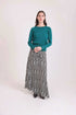 Geometric Pattern Comfy Maxi Skirt