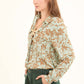 Floral Printed Viscose Shirt