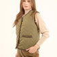 Sleeveless Buttoned Coziness Vest