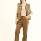 Sleeveless Buttoned Coziness Vest