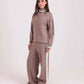 Piping Zipped Sweater with Front Pockets