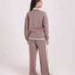 Piping Zipped Sweater with Front Pockets