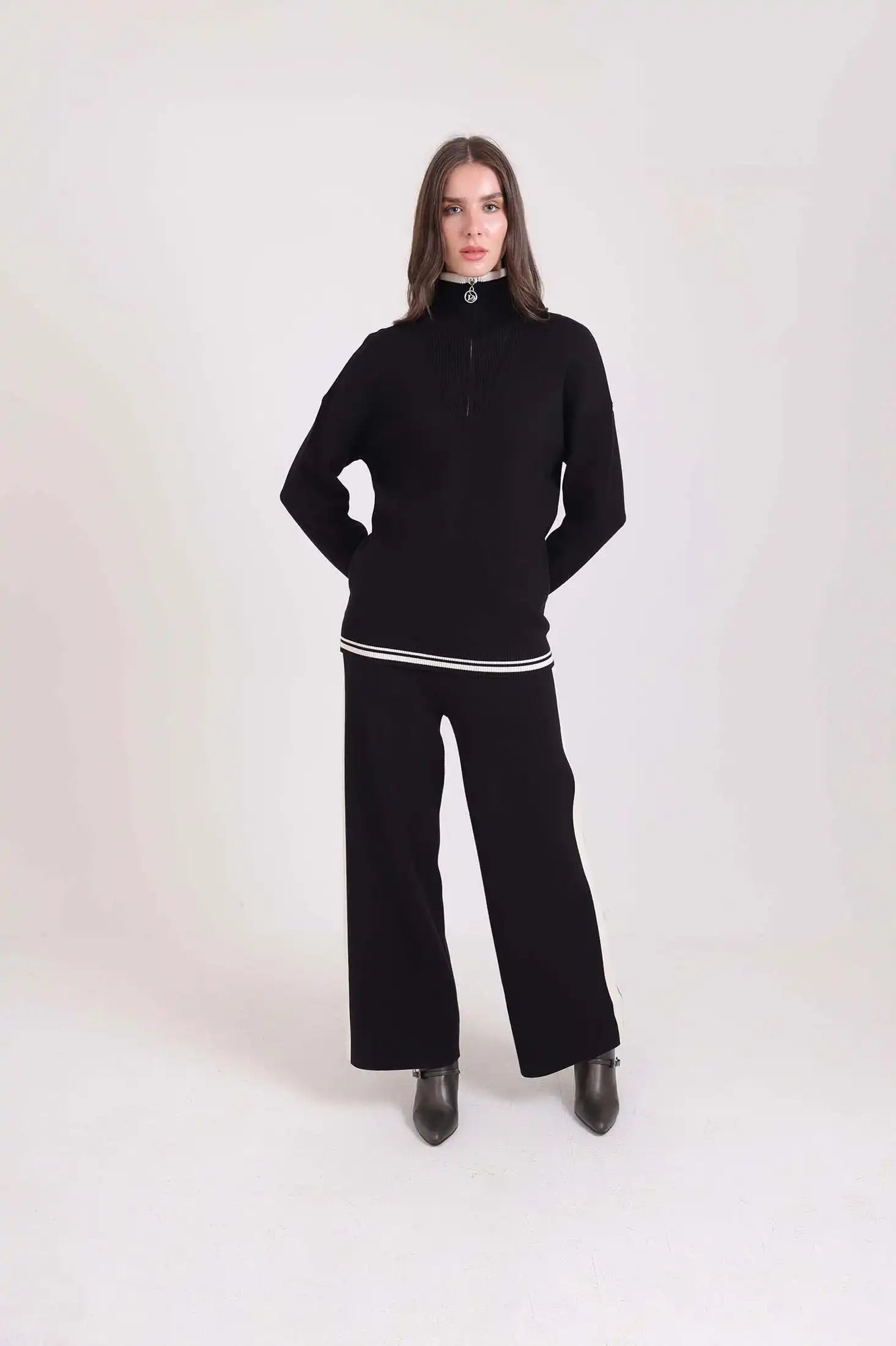 Slip On Comfy Solid Pants