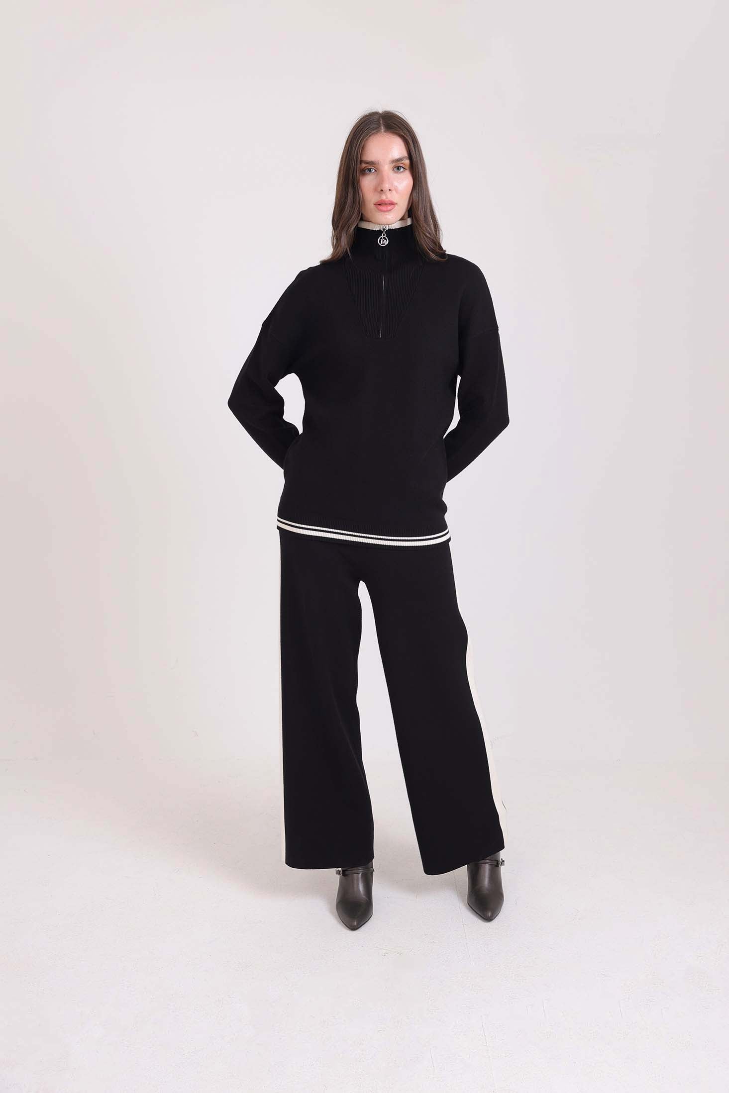 Slip On Comfy Solid Pants