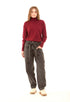Long Sleeves with Decorative Buttons Solid Pullover