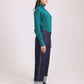 Long Sleeves with Decorative Buttons Solid Pullover