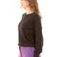 Crew Neck Solid Basic Pullover