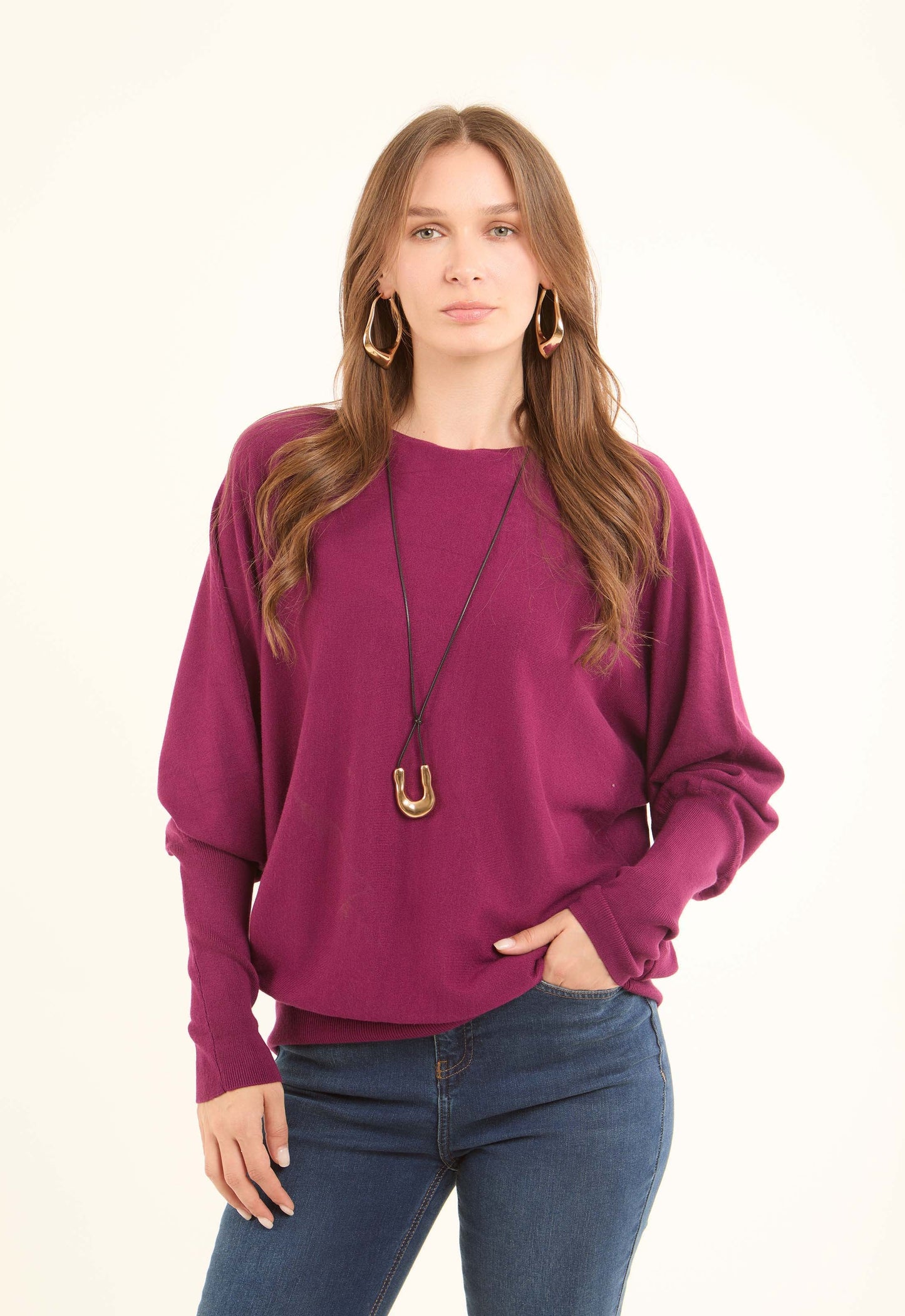 Bishop Long Sleeves Lightweight Relaxed Pullover