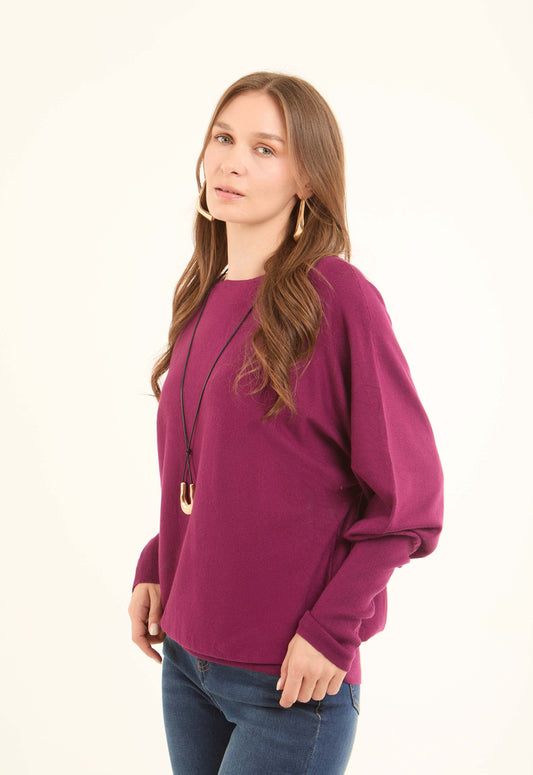 Bishop Long Sleeves Lightweight Relaxed Pullover