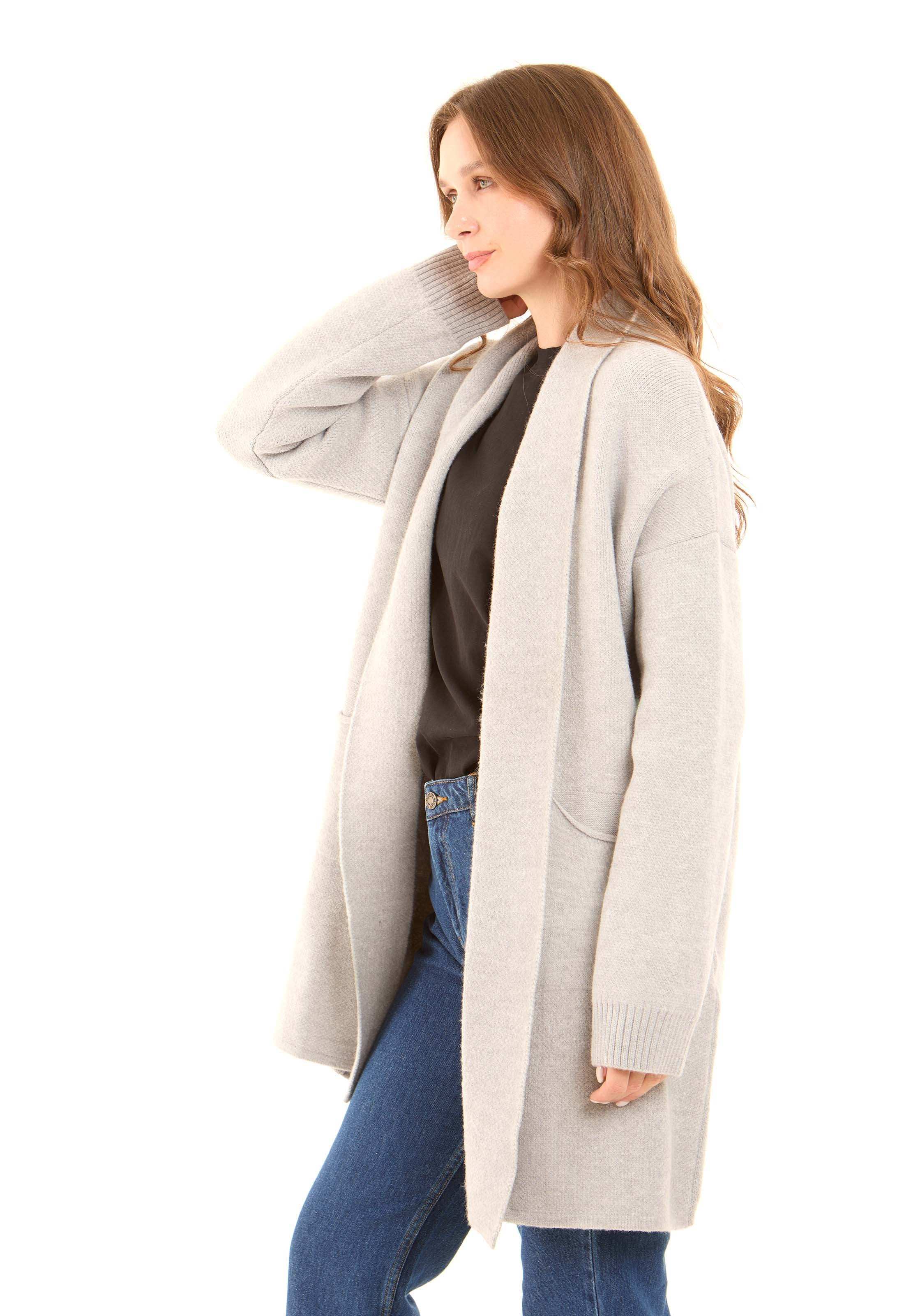 Long Sleeves Winter Cardigan with Pockets