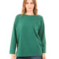Crew Neck Solid Basic Long Tee
