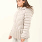 Padded Nylon Hooded Jacket