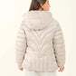 Padded Nylon Hooded Jacket