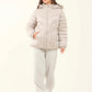Padded Nylon Hooded Jacket