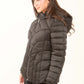 Padded Nylon Hooded Jacket