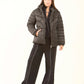 Padded Nylon Hooded Jacket