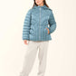 Padded Nylon Hooded Jacket