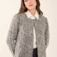 Sequined Longline Polyester Coat
