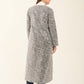 Sequined Longline Polyester Coat
