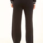 Soft Viscose Pants with Contrast Trim