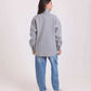 Stand Collar Relaxed Fit Buttoned Shirt