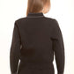 Split-Joint V-Neck Cardigan with Contrast Stitch