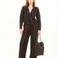 Tailored Viscose Pants with Front Seam Detail