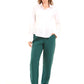 Structured Polyester Collared Blouse