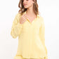 Textured Cotton Shirt with Front Pockets