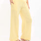 Textured Wide-Leg Pants