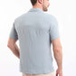 Textured Short Sleeves Shirt with Front Pocket