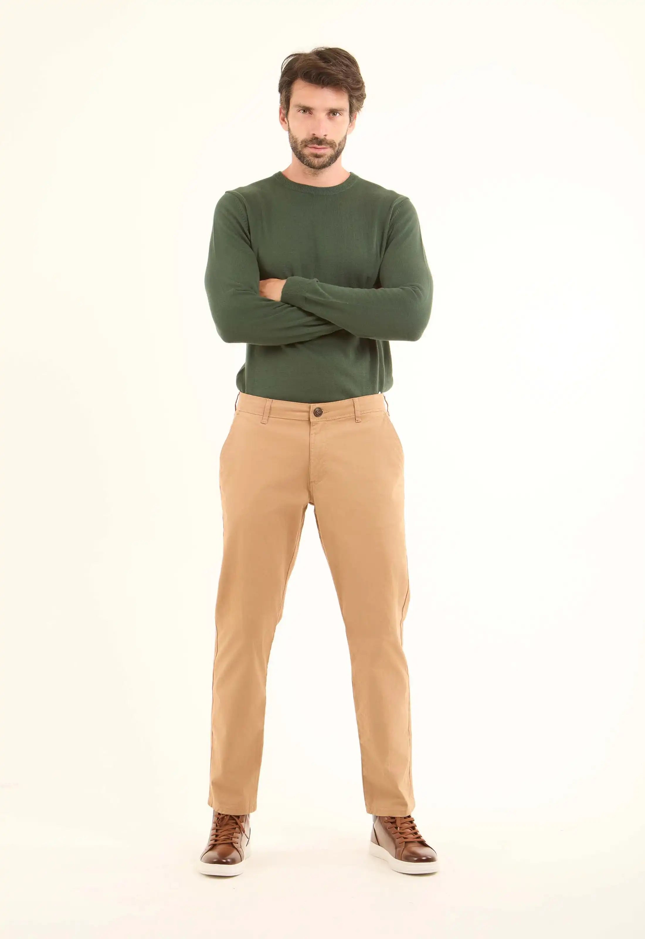 Long Sleeves Solid Basic Pullover