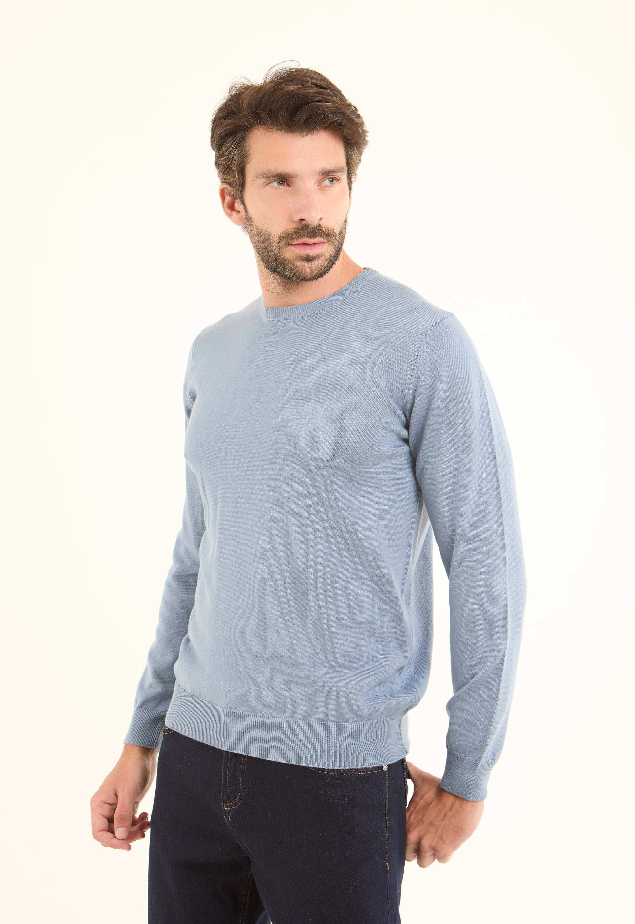 Long Sleeves Solid Basic Pullover